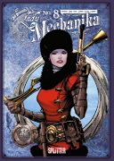 Buchcover und Innenansicht für das Buch: Lady Mechanika 8