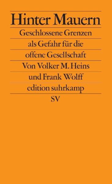 Buchcover und Innenansicht für das Buch: Hinter Mauern
