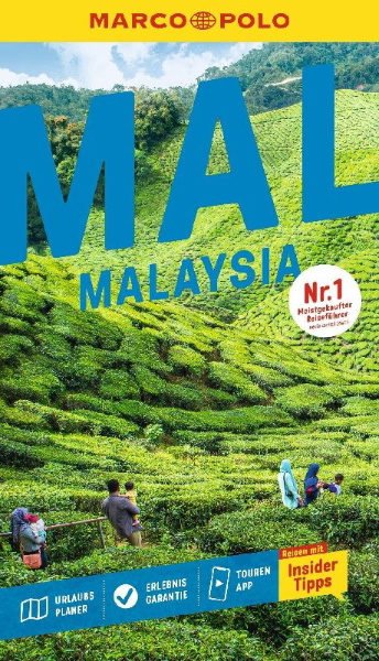 Buchcover und Innenansicht für das Buch: MARCO POLO Reiseführer Malaysia