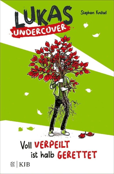 Buchcover und Innenansicht für das Buch: Lukas Undercover - Voll verpeilt ist halb gerettet