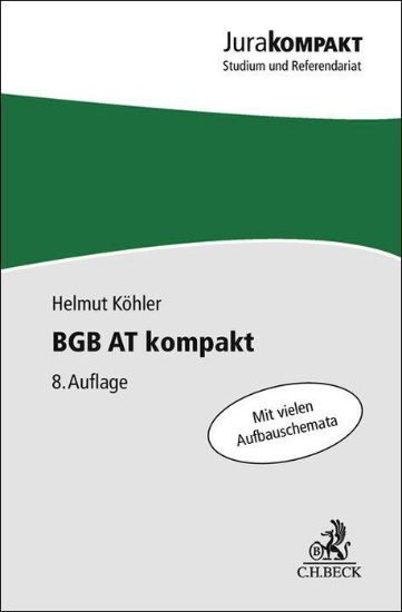 Buchcover und Innenansicht für das Buch: BGB AT kompakt