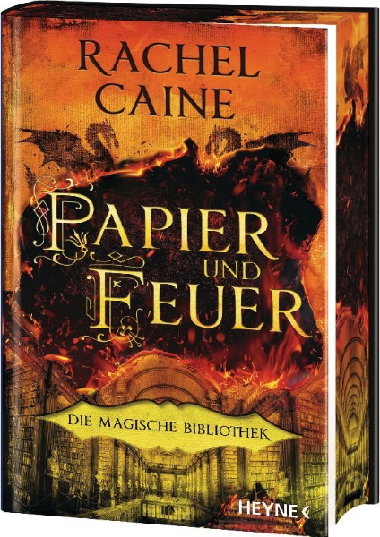 Buchcover und Innenansicht für das Buch: The Great Library - Paper and Fire
