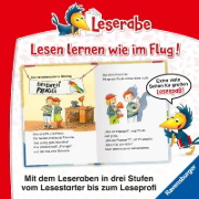 Buchcover und Innenansicht für das Buch: Leserabe Sonderausgaben - Abenteuerliche Erstlesegeschichten von Detektiven und Schulfreunden