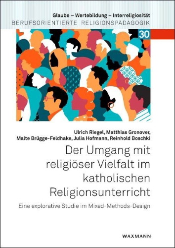Buchcover und Innenansicht für das Buch: Der Umgang mit religiöser Vielfalt im katholischen Religionsunterricht