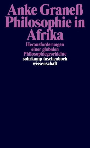 Buchcover und Innenansicht für das Buch: Philosophie in Afrika