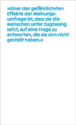 Buchcover und Innenansicht für das Buch: Die öffentliche Meinung gibt es nicht