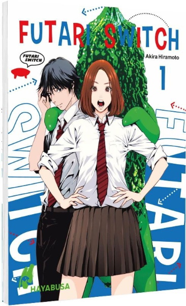 Buchcover und Innenansicht für das Buch: Futari Switch