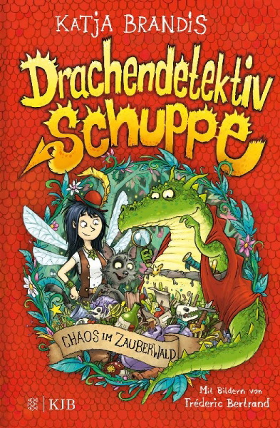 Buchcover und Innenansicht für das Buch: Drachendetektiv Schuppe - Chaos im Zauberwald