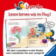 Buchcover und Innenansicht für das Buch: Leserabe 1. Lesestufe - Meermädchen Miki feiert Geburtstag
