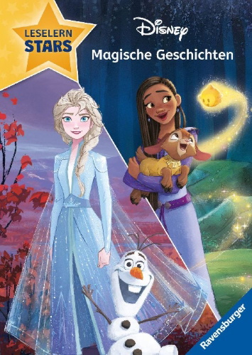 Buchcover und Innenansicht für das Buch: Leselernstars: Disney - Magische Geschichten