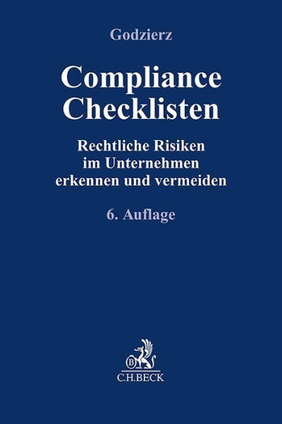 Buchcover und Innenansicht für das Buch: Compliance Checklisten