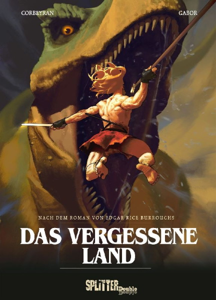 Buchcover und Innenansicht für das Buch: Un monde perdu