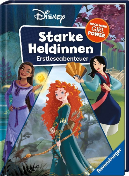 Buchcover und Innenansicht für das Buch: Disney - Starke Heldinnen - Noch mehr Girl Power. Erstleseabenteuer