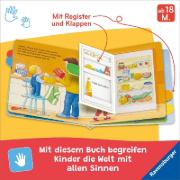 Buchcover und Innenansicht für das Buch: Mach auf! Schau rein! Zu Hause