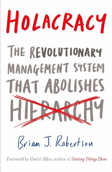 Buchcover und Innenansicht für das Buch: Holacracy