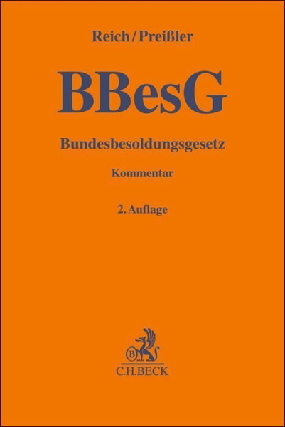 Buchcover und Innenansicht für das Buch: Bundesbesoldungsgesetz
