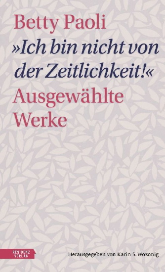 Buchcover und Innenansicht für das Buch: "Ich bin nicht von der Zeitlichkeit"
