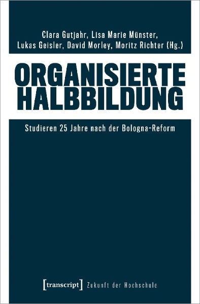 Buchcover und Innenansicht für das Buch: Organisierte Halbbildung