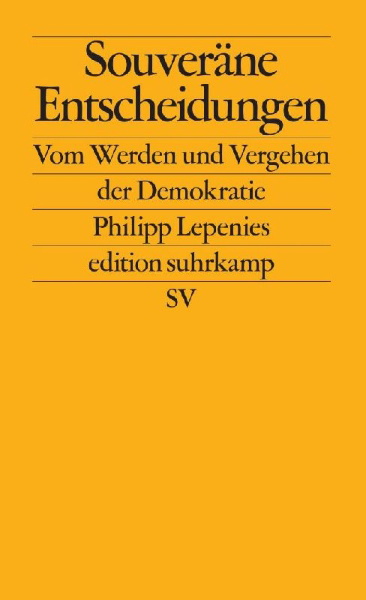 Buchcover und Innenansicht für das Buch: Souveräne Entscheidungen