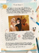 Buchcover und Innenansicht für das Buch: Les Carnets de Cerise 2