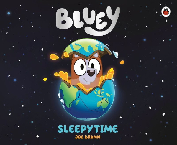 Buchcover und Innenansicht für das Buch: Bluey: Sleepytime
