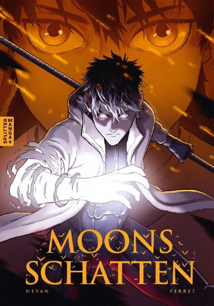 Buchcover und Innenansicht für das Buch: L'ombre de Moon