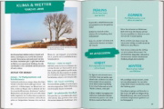 Buchcover und Innenansicht für das Buch: MARCO POLO OUTDOOR GUIDE Reiseführer Ostseeküste Mecklenburg-Vorpommern