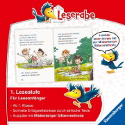 Buchcover und Innenansicht für das Buch: Fußballgeschichten - Leserabe ab 1. Klasse - Erstlesebuch für Kinder ab 6 Jahren (mit Mildenberger Silbenmethode)