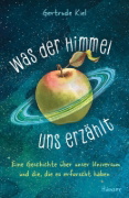 Buchcover und Innenansicht für das Buch: VIDENSKABSHISTORIER FOR BØRN: HVAD HIMLEN KAN FORTÆLLE