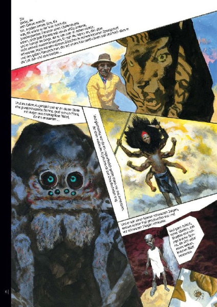 Buchcover und Innenansicht für das Buch: American Gods