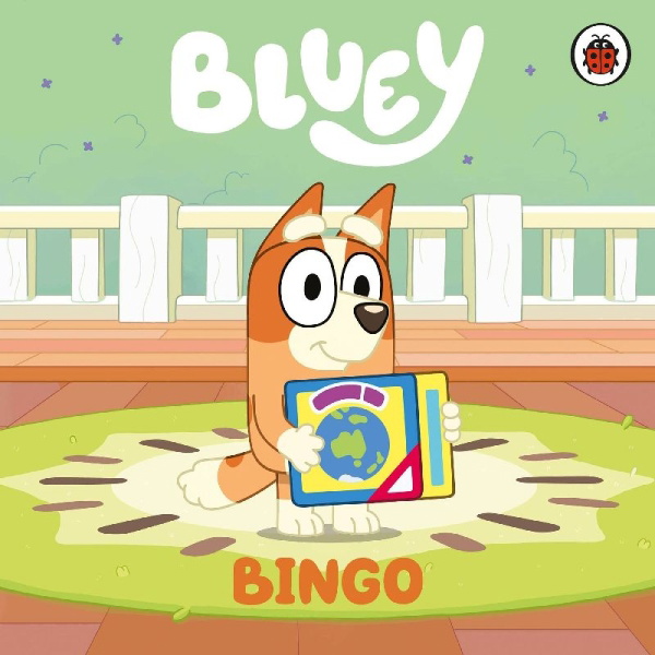 Buchcover und Innenansicht für das Buch: Bluey: Bingo