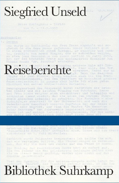 Buchcover und Innenansicht für das Buch: Reiseberichte