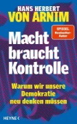Buchcover und Innenansicht für das Buch: Macht braucht Kontrolle