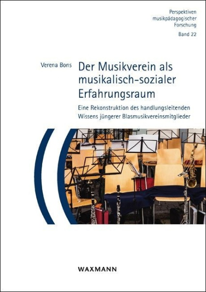 Buchcover und Innenansicht für das Buch: Der Musikverein als musikalisch-sozialer Erfahrungsraum