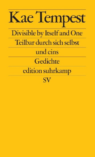 Buchcover und Innenansicht für das Buch: Divisible by Itself and One / Teilbar durch sich selbst und eins
