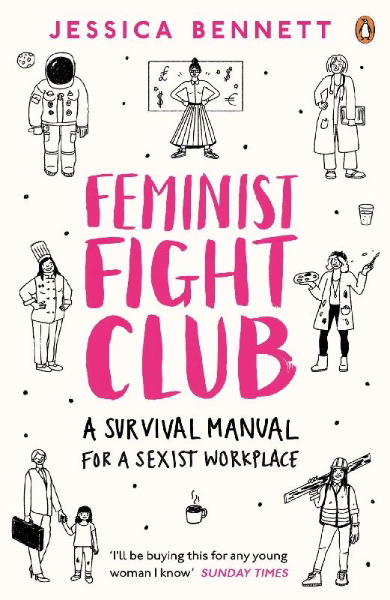 Buchcover und Innenansicht für das Buch: Feminist Fight Club
