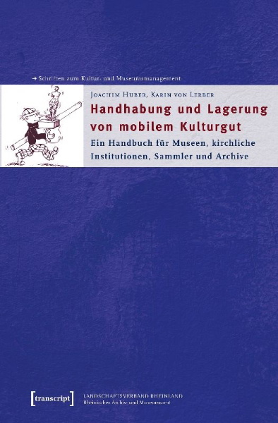 Buchcover und Innenansicht für das Buch: Handhabung und Lagerung von mobilem Kulturgut
