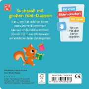 Buchcover und Innenansicht für das Buch: Wo bist du, kleines Rentier?