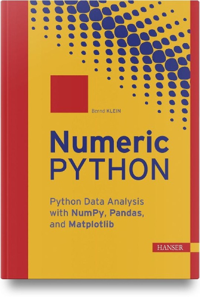 Buchcover und Innenansicht für das Buch: Numeric Python