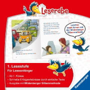 Buchcover und Innenansicht für das Buch: Polizeigeschichten - Leserabe 1. Klasse - Erstlesebuch für Kinder ab 6 Jahren