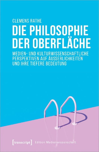 Buchcover und Innenansicht für das Buch: Die Philosophie der Oberfläche