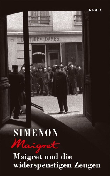 Buchcover und Innenansicht für das Buch: Maigret et les te¿moins re¿calcitrants