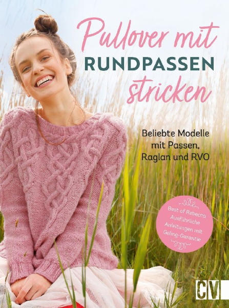 Buchcover und Innenansicht für das Buch: Pullover mit Rundpassen stricken
