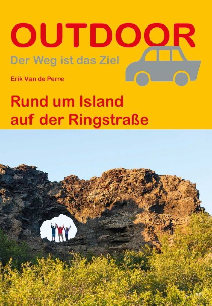 Buchcover und Innenansicht für das Buch: Rund um Island auf der Ringstraße