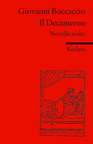 Buchcover und Innenansicht für das Buch: Il Decameron