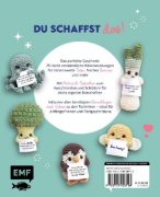 Buchcover und Innenansicht für das Buch: Emotional Support Amigurumis - Kleine Mutmacher und Glücksbringer häkeln