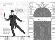 Buchcover und Innenansicht für das Buch: Christian Dior. The Illustrated World of a Fashion Icon