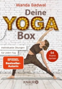 Buchcover und Innenansicht für das Buch: Deine Yoga-Box