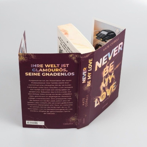 Buchcover und Innenansicht für das Buch: Never Be My Love (Never Be 3)