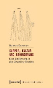 Buchcover und Innenansicht für das Buch: Körper, Kultur und Behinderung